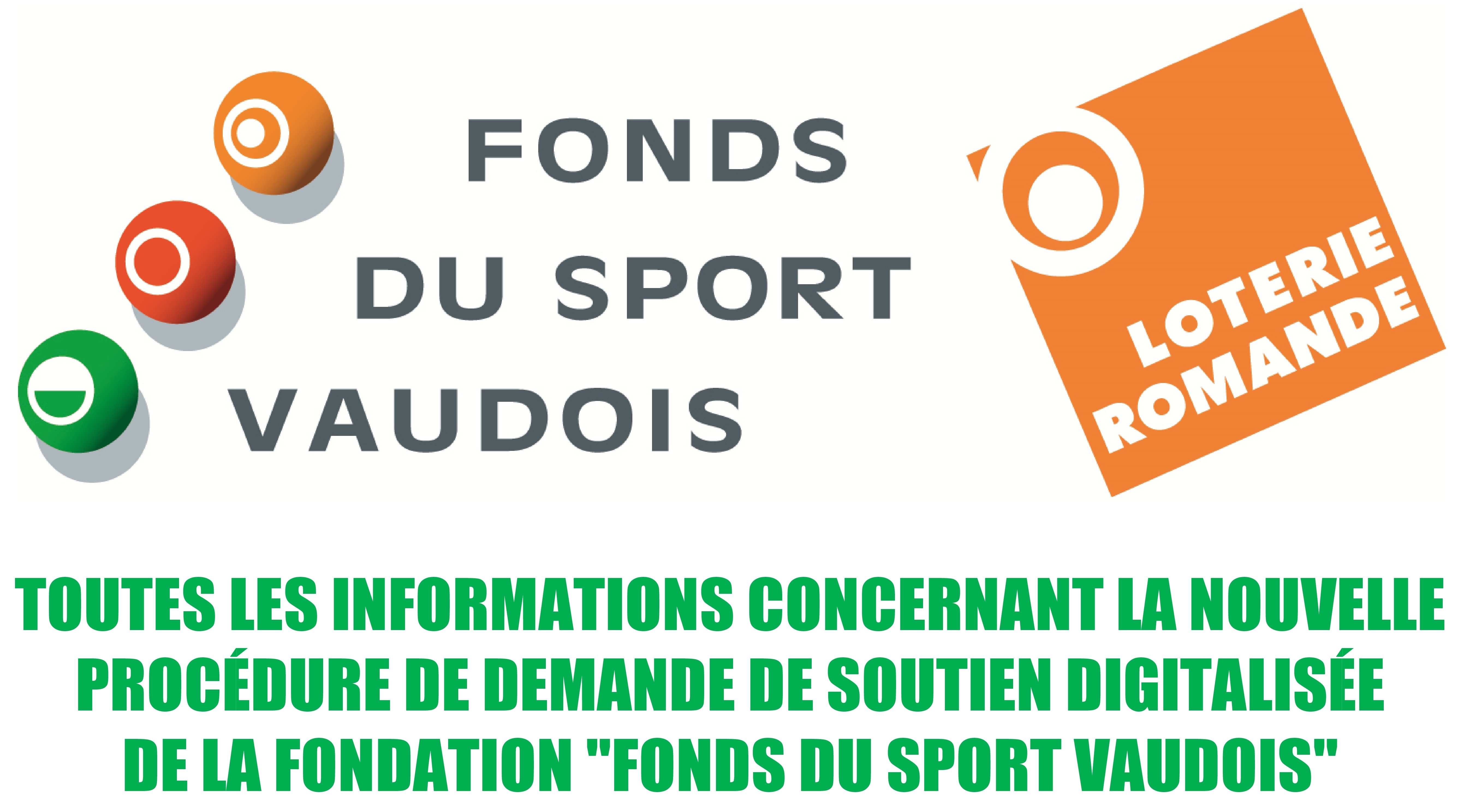 Informations du Fonds du sport vaudois