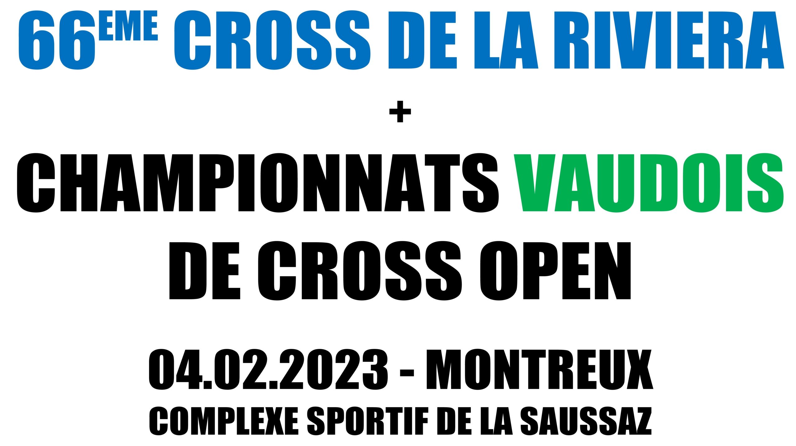 Championnats vaudois de cross à Montreux
