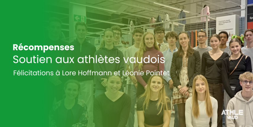 Soutien aux athlètes vaudois