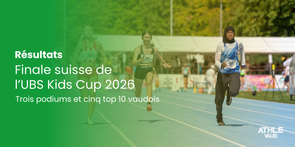 Trois podiums et cinq top 10 vaudois à la finale suisse de l’UBS Kids Cup