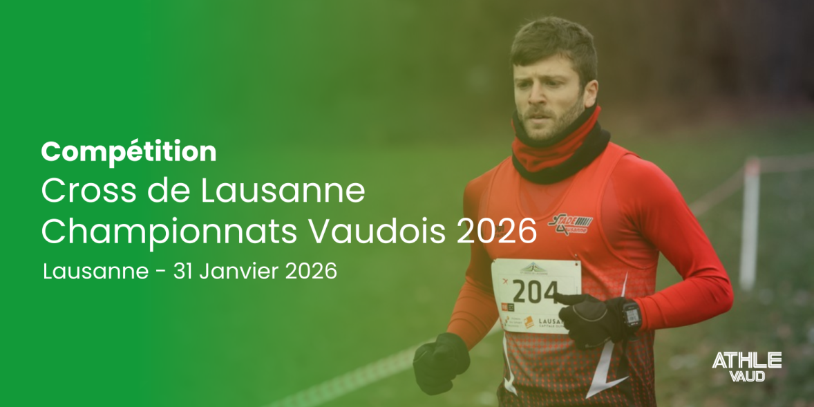 Cross de Lausanne - Championnats Vaudois 2026
